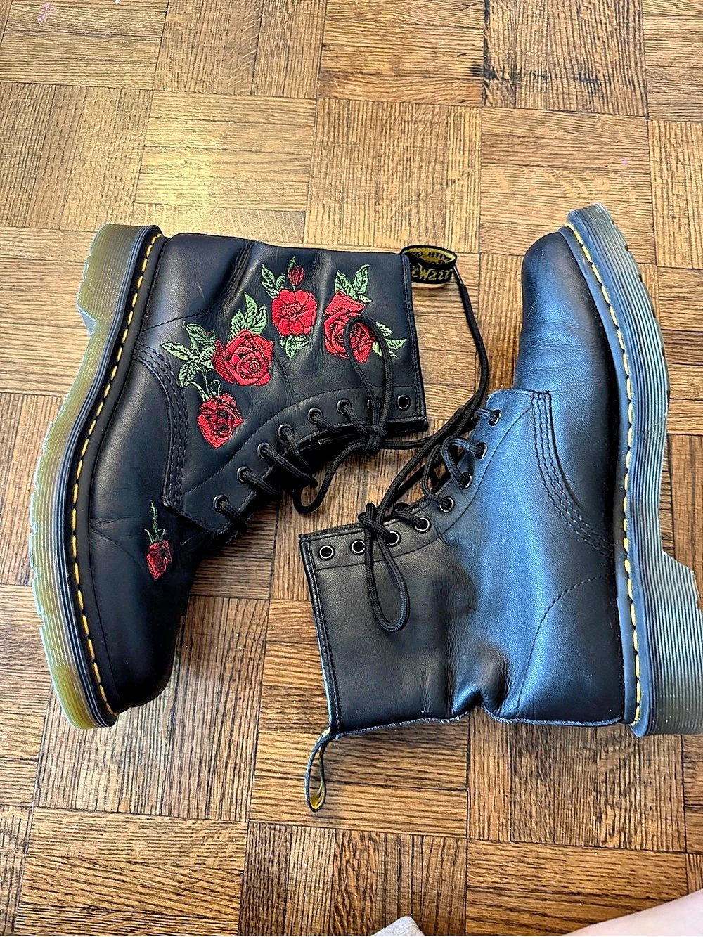 Dr. Martens 1460 Pascal Floral Combat Boots